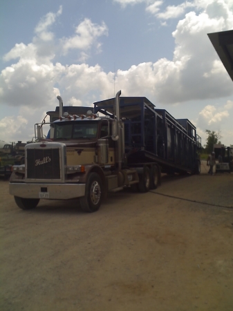 Thurston trucking in the Oklahoma Oilfield