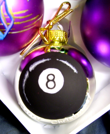 8 Ball Ornament 2008