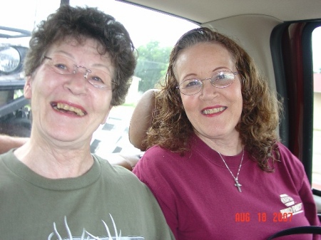 My sister Betty and me