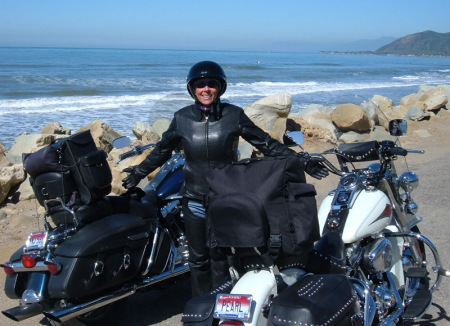 me & my Harley (Pearl) in Malibu-early Mar-08