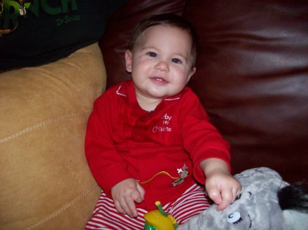 Grandaughter, Monica's First Christmas