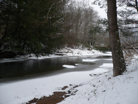 winter09 on the gauley-my peaceful backyard