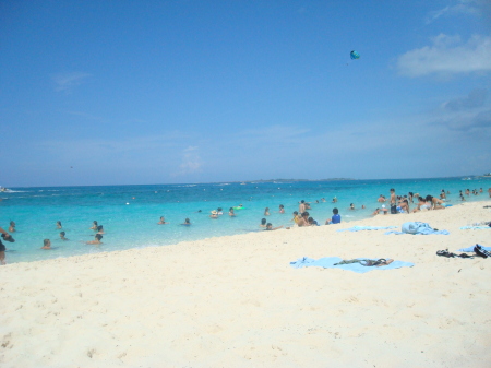 Beach scene