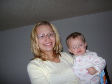 MY YOUNGEST DAUTHER AND GRANDBABY