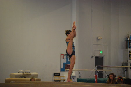 Samantha on the Beam