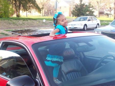 She loves the sunroof