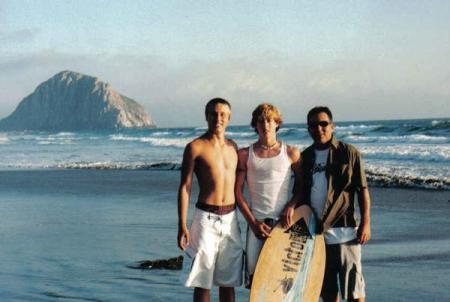 My nephew Pat & my som Josh w/me in Cali