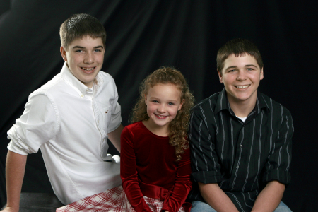 Maddy, Conor and Zachary Christmas 2008