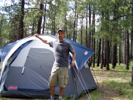 Camping up at Christpher Creek