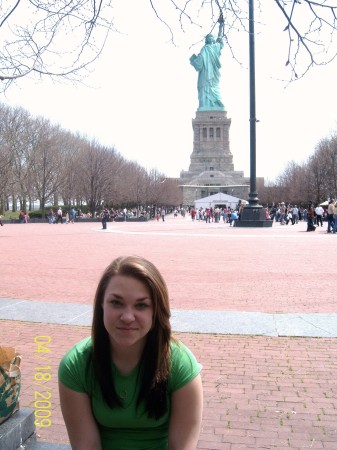 098 Kayla at the Statue of Liberty