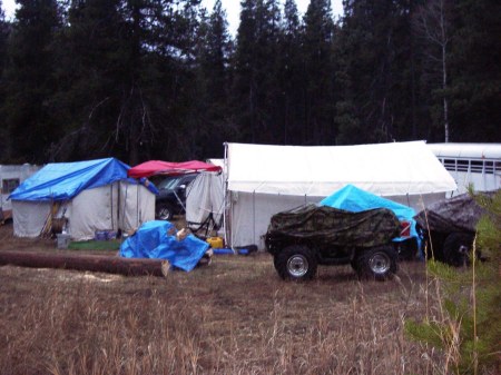 Elk camp, Gibbonsville, Idaho