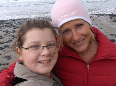 Me and my baby in Lincoln City, OR '08