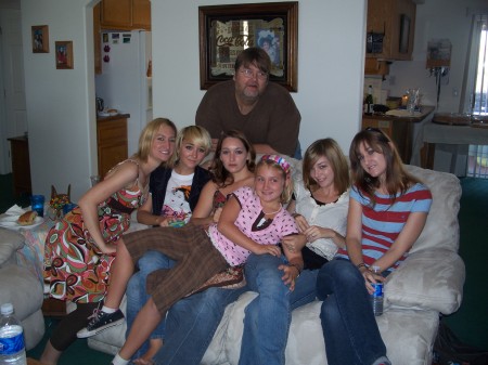 Me with my six girls