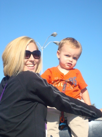Daughter-n-law Carrie and grandson Tucker