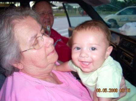 Hayden and Grammy (my Mom)