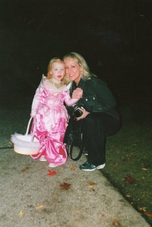 Me & my granddaughter Halloween 2008