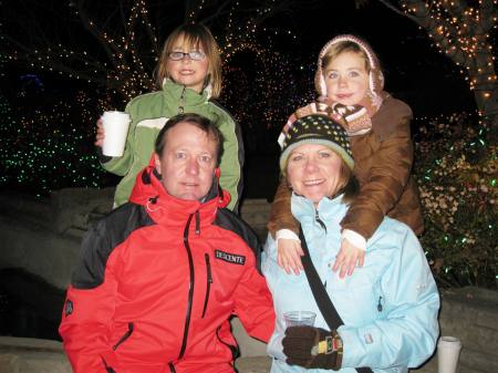 My nieces, Brooke & Ashlyn with Steve & me