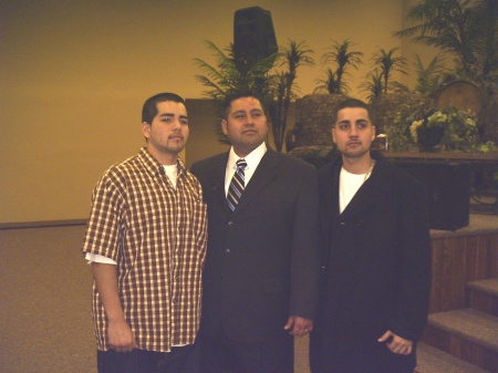 Hubby with his brothers on our wedding day