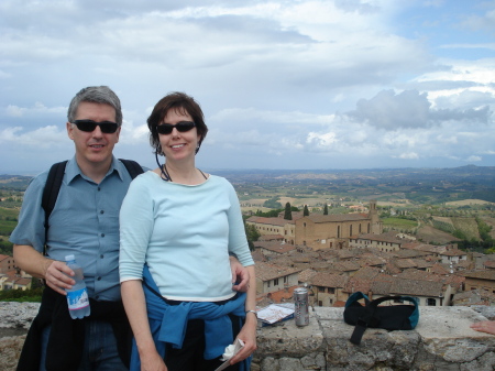 Teri and I in Tuscany - Sept 08