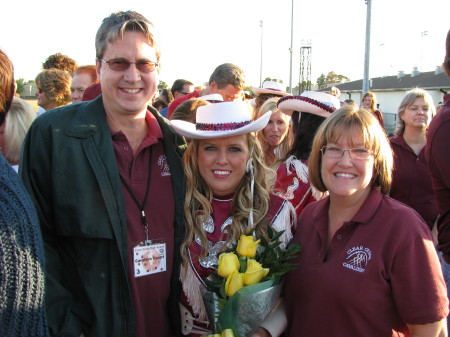 Senior Night at Football game