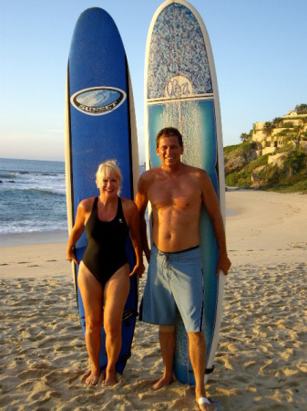 Fiancee and me - Cabo 2008