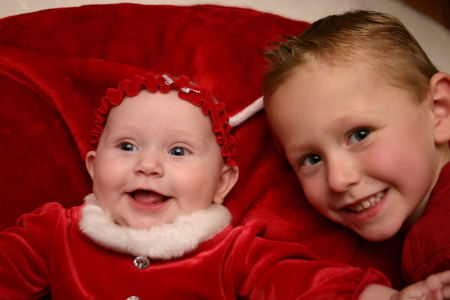 Reese and Riley - Christmas 2008