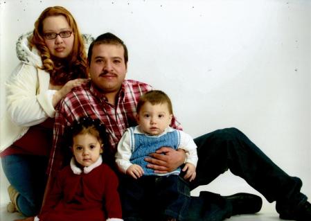MY DAUGHTER JOCELYN,HER DADDY,MY NEPHEW AND ME
