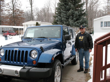 home with new jeep