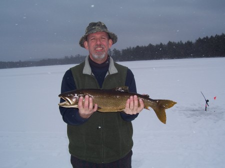 4th Lake lake trout through the ice!