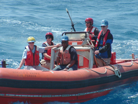 Me at work in the Bahamas.