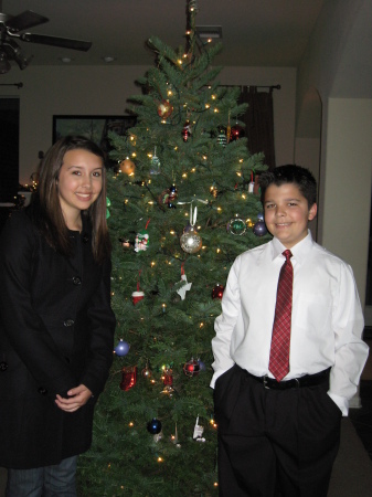 Kassie and Nick - Christmas 2008