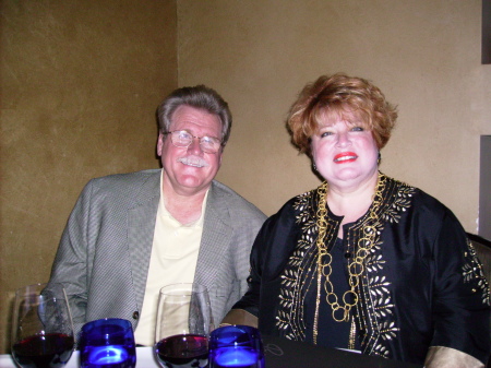 RECENT BUSINESS DINNER WITH MY HUSBAND, RON.