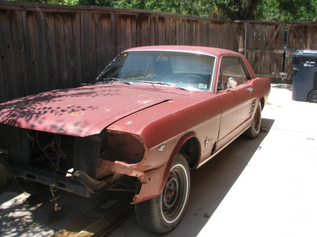 My 1966 Mustang project car