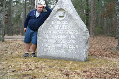 me at chicamauga battlefield