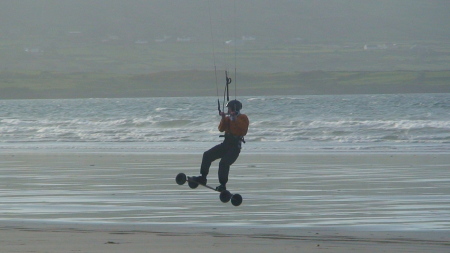 kite landboarding