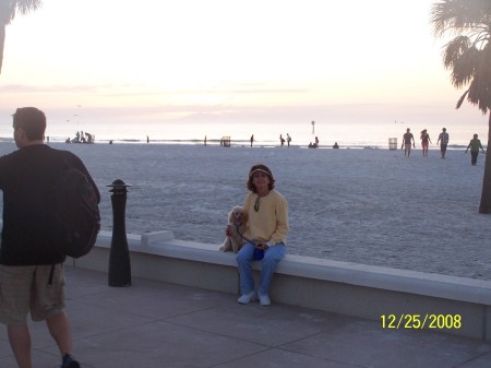 Clearwater Beach on Christmas Day