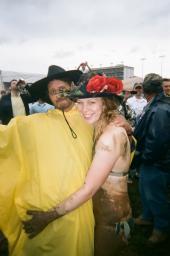 Me and a girl that mud wresteled at the derby