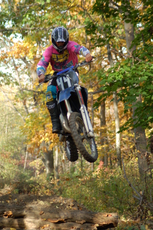 my son Kyle on his dirt bike