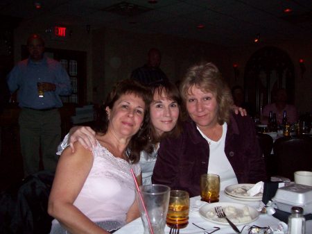 sisters and I at reception Oct 2008