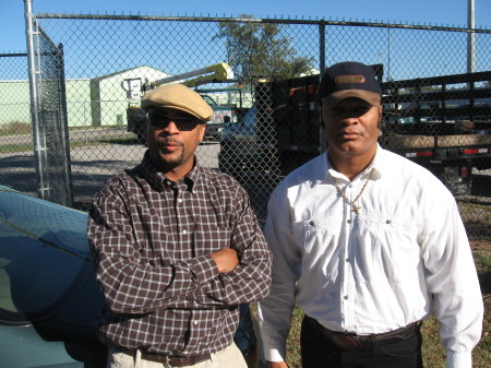 2008 me and half brother Gregory Boone.