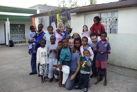 Me w/ the precioue children in Ethiopia