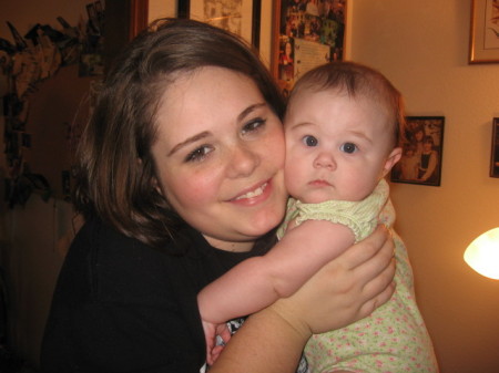 My niece Allison & great niece Adysyn 12/08