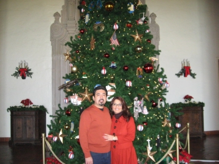 My wife and I Christmas '08