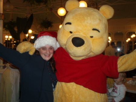 Katie and Pooh Bear (Liz)