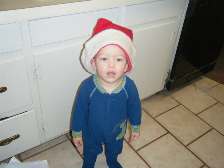 Santa Baby!  My Nephew, Lucas.
