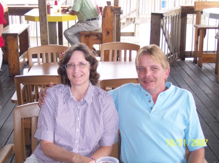 Steve and I at the beach 2007