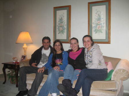 Ryan, Jayme, Ashley, and Haley Christmas 2008