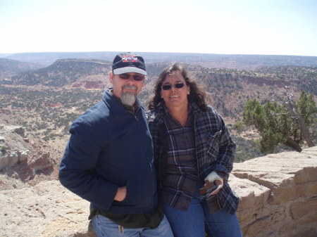 Shaun and myself 3/2008 Palo Duro, TX