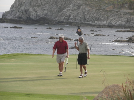 Golfing with the old man