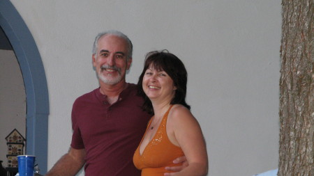 My love, Rick, and I - Fairlee, VT - July 08